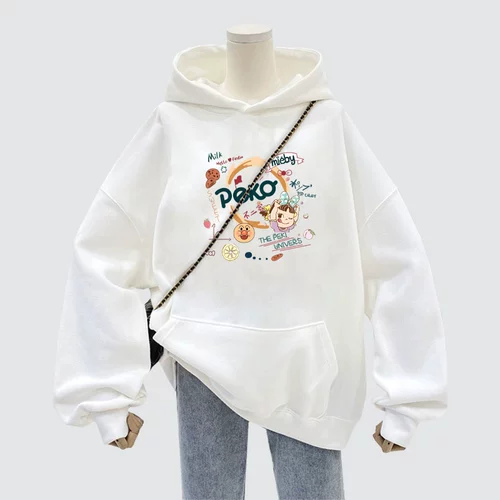 Синяя мультяшная толстовка с капюшоном, демисезонная утепленная куртка, коллекция 2023