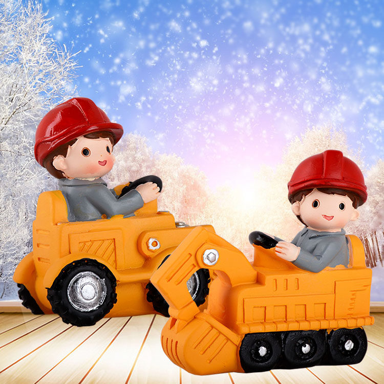 Digger toy car 3-year-old baby child young child Puzzle Blazer Boy Mini Toy Small model