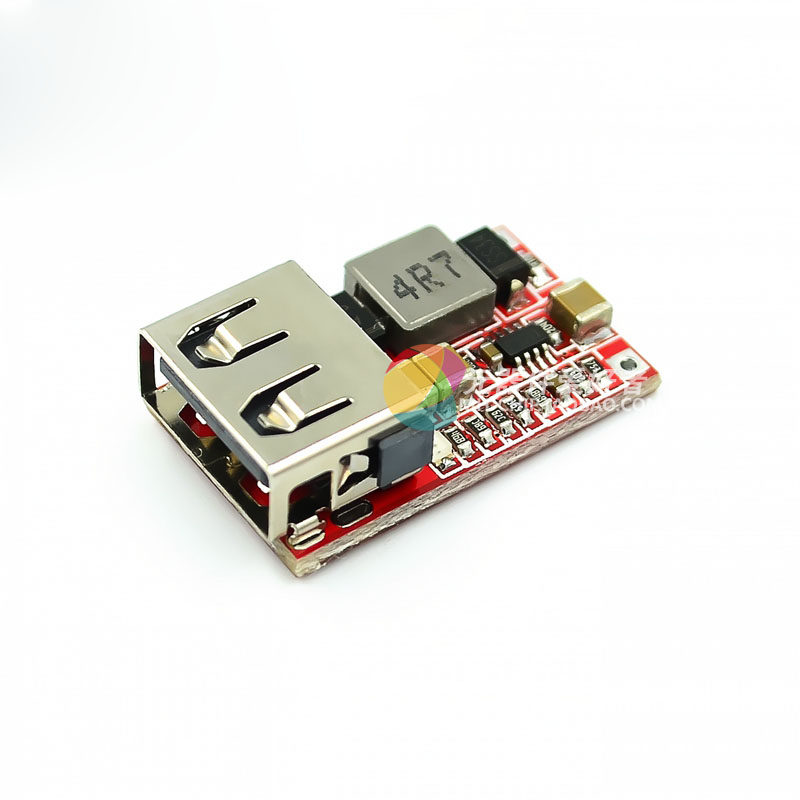 Efficiency 97 5% DC-DC step-down module 6-20V12V24V turn 5V3A onboard USB phone charger