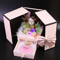 Розовый ночник, подарочная коробка, духи