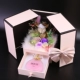 Розовый ночник, подарочная коробка, духи