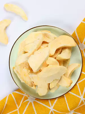 Fresh vegetables and vegetables freeze-dried yellow peach crispy 80g pregnant women children no added snacks preserved fruit crispy chips dried yellow peach