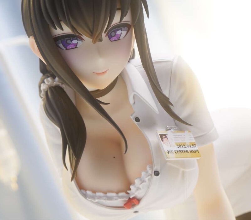 [Selected] Domestic High-Quality Detailed Model in Stock - Kneeling White-Coated Nurse Sister Figurine