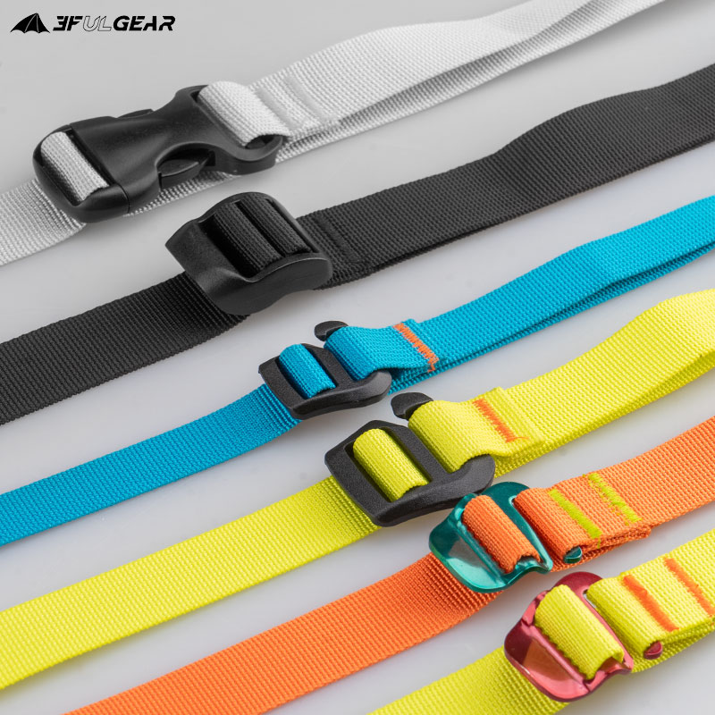 Three peaks out multi-purpose outdoor nylon straps Camping tent accessories Equipped with external hanging straps