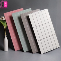 Color bright light strip macaron tile 300x600 kitchen bathroom living room matt non-slip wall tiles
