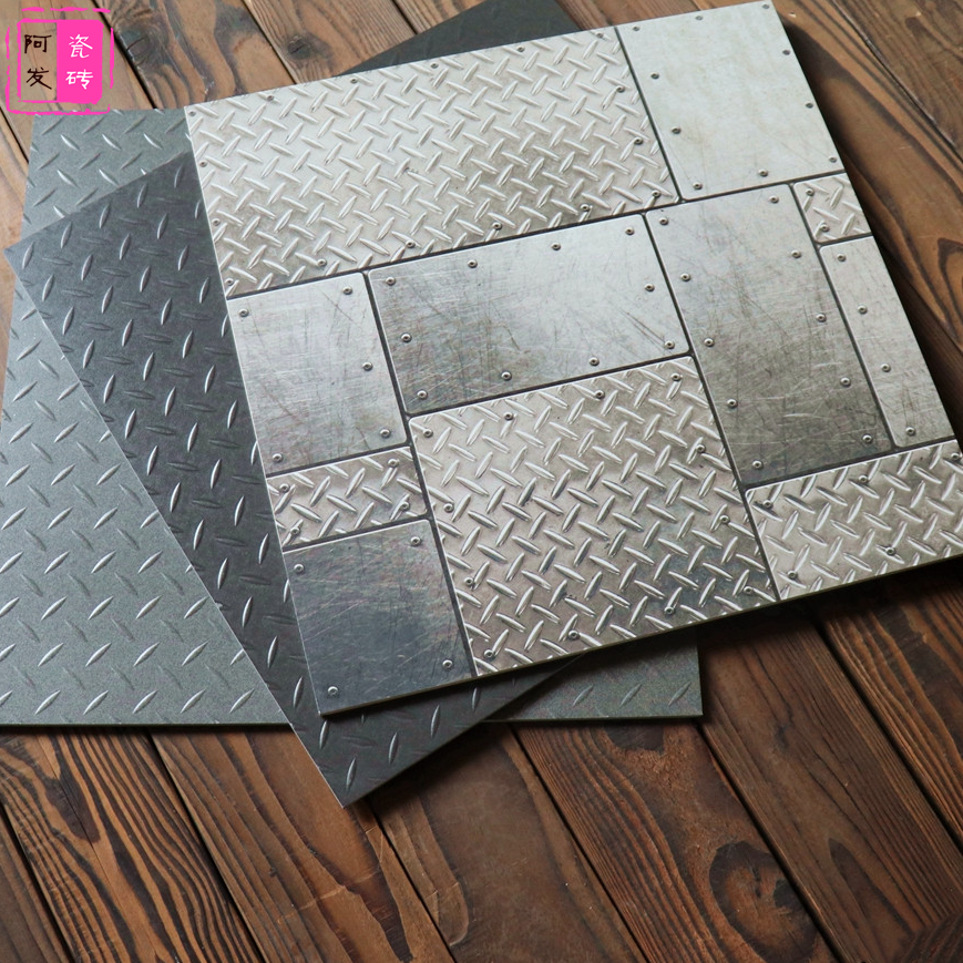 Outdoor whole body gray tile 600x600 basement garage fitness living room dining room non-slip wear-resistant floor tiles