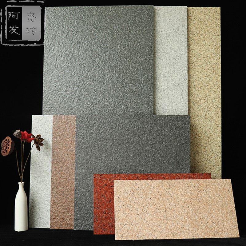 Granite Hemp Stone Tiles 300x600 Villa Outer Wall Brick Balcony Patio 600x1200 White Yellow Non-slip Floor Tiles