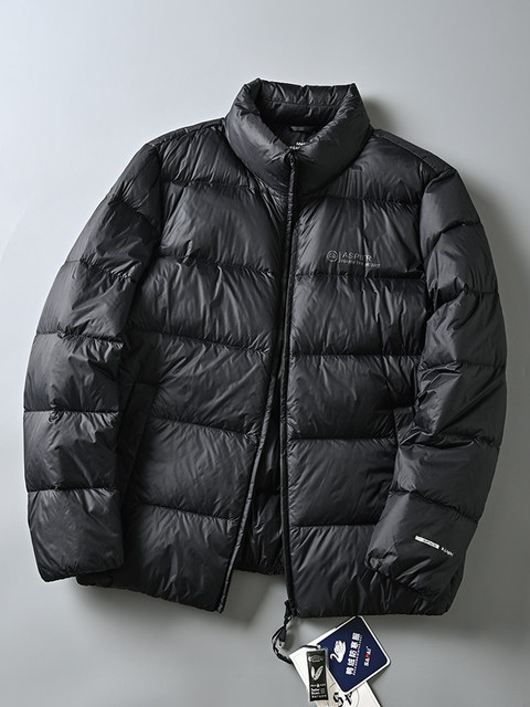 ODM company's last single 90 white duck down autumn and winter foreign trade men's stand-up collar high fluffy warm casual down jacket