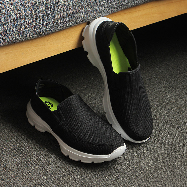 Энергичный обувь 十分给力！黑科技动能传感柱！外贸尾单男士春夏一脚蹬健步懒人鞋 OTHER