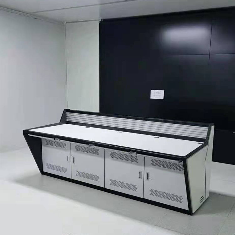 Monitoring operation desk spot command center control table dispatching desk computer cabinet in desktop computer cabinet