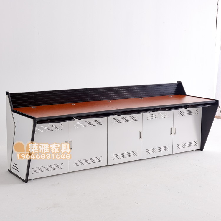 Luxury Monitoring Operation Desk Command Center Control Tables Dispatch Table Thickened Arc Non-Mark Double Triptych Making Enclosure