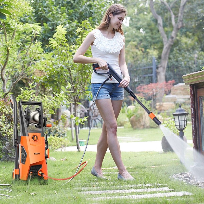 100 million Force Washing Machine God Instrumental Ultra High Pressure Home 220v Portable Brushed Water Pump Snatched High Power Cleaner Water Gun