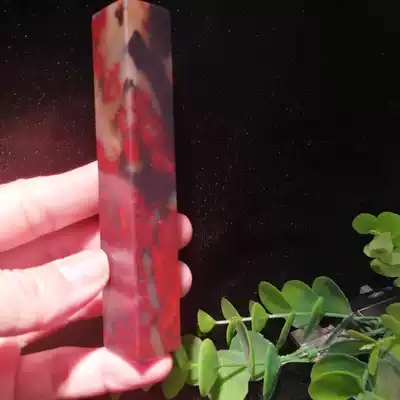 Natural Guilin chicken blood Jade dry Kun material Jade Red Seal Student Chapter Office chapter personal use private seal