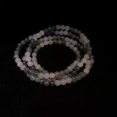 Guilin chicken blood jade concubine material ice green white beads 0 5cm148 grains around 4 circles women's popular hand skewer all-match bracelet