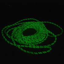 Golmud fluorescent self-luminous luminous rope floating 12MM guide rope warning rope decorative rope 025