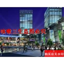 A city road planning garden landscape dwg drawing