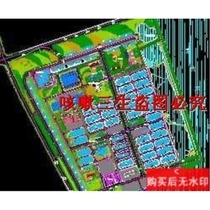 Detailed landscape greening cad drawings of a factory area logistics garden landscape dwg drawings