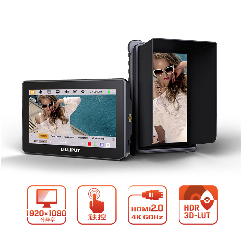 LILLIPUT Lilip T5 with 5 inch IPS touch photo monitor HDMI 2 0 support for 4K60Hz input