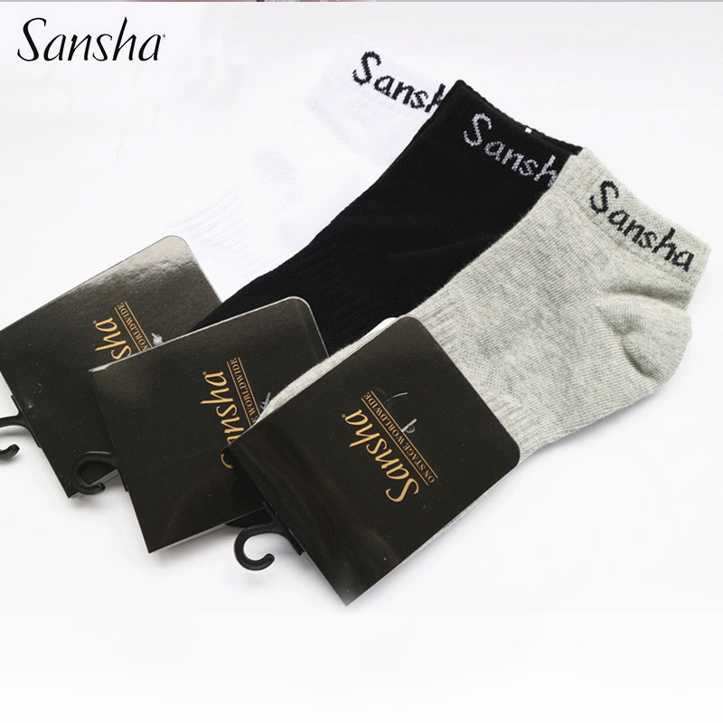 Sansha France Sansha Movement cotton socks Short-cylinder Sox Invisible Sox Sport Dance Sox Spring and Autumn Low Help Sports Sox