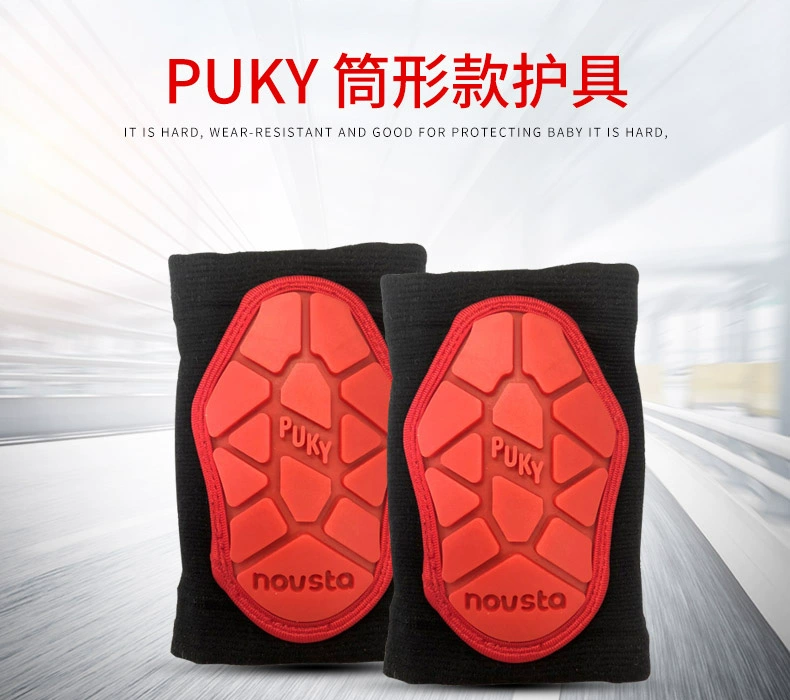 Puky trẻ em cân bằng xe trẻ em chống rơi mềm bảo vệ thiết bị mũ bảo hiểm đầy đủ mặt mũ bảo hiểm đầu gối khuỷu tay trượt bánh xe trượt - Smart Scooter