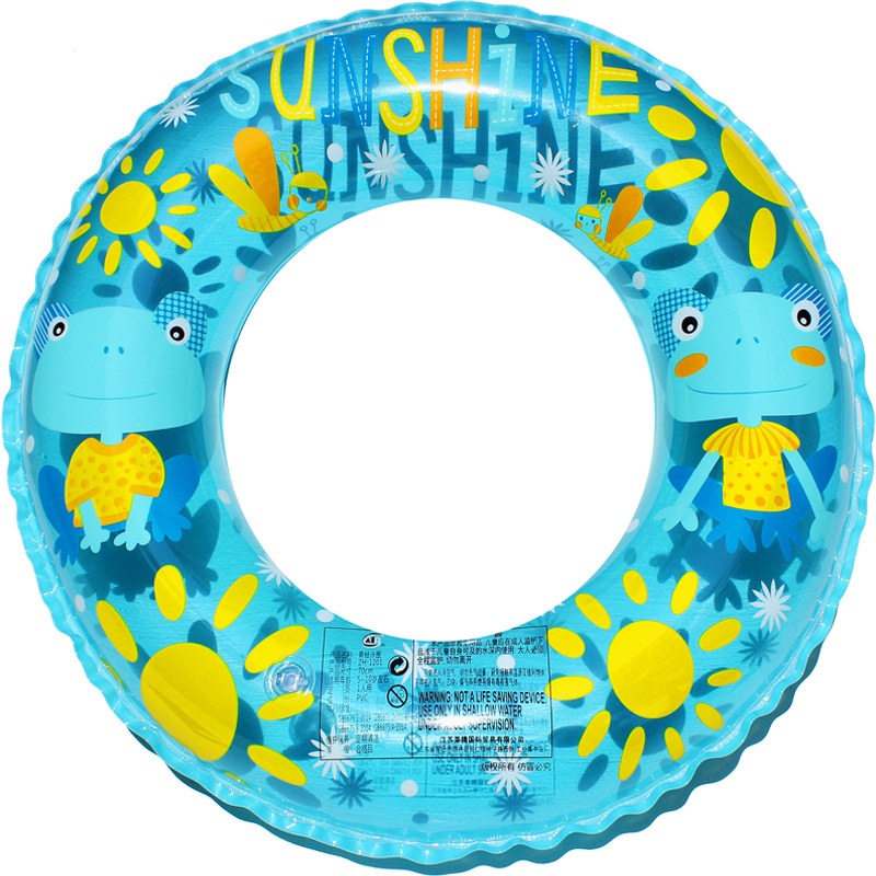 Frog Children Swimming Circle 3-6-10 Year Old Cartoon Armpit Baby Swimming Ring Thickened Lifesaving Floating Circle Sat Lap Beach