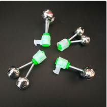 Threaded lock bell will not lose the bell can be inserted into the luminous rod screw fishing fishing outdoor bell alarm