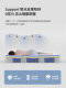 Memory Foam Roll-Packed Mattress for Home Bedroom, Latex Soft Mattress, Independent Spring Mattress, High-Quality Box