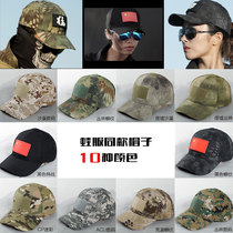 Outdoor army fan hat spring and autumn summer shade camouflage cap male black python pattern CS equipment camouflage clothing accessories