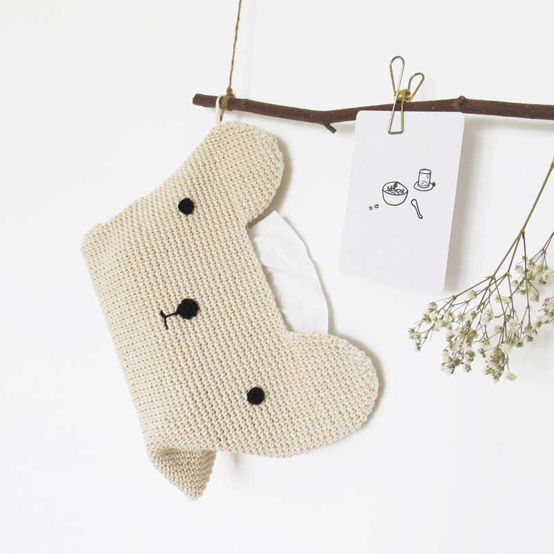 Original Pure Hand Weaving Day Style Little Fresher Home Good Things Sanitary Paper Box Containing Paper Towel Bag of Hanging Tissue Kit