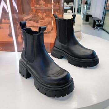 291-26 martha marceau 2026 autumn new thick-soled chelsea boots women's chimney boots heightened martin boots