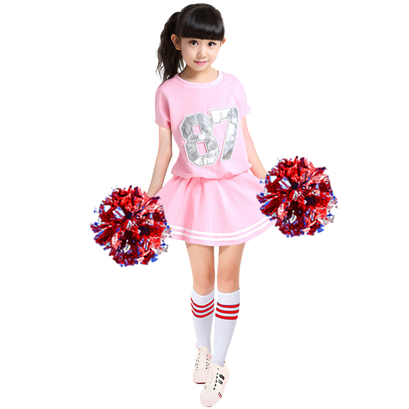 Lễ khai mạc Sinh viên Trò chơi Khiêu vũ Trang phục bóng đá trẻ em trang phục Cheerleader Cheers Hiệu suất ăn mặc mới