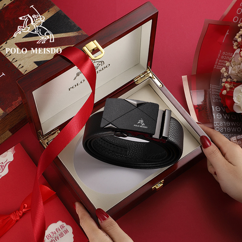 British official Paul Men's belt automatic buckle belt 2023 new high - end luxury pants