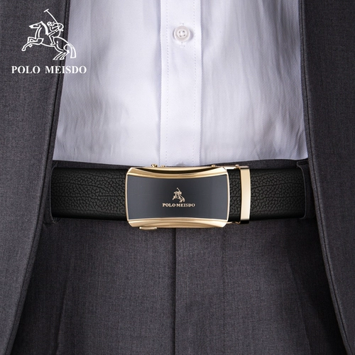 Британский Пол Пола мужской кожаный автоматический вычет 2024 Новый бизнес -пояс мужской бренд бренд бренд