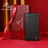 Длинный кожаный бумажник, подарок на день рождения