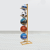 Wrought iron basketball football storage rack Basket placement rack Household ball rack Ball rack Ball rack Ball rack display rack