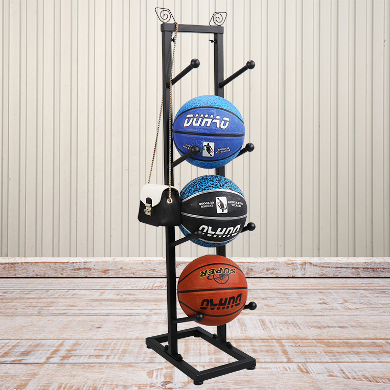 [USD 39.29] Basketball Soccer Storage Layer Racks Home Ball Racks Ball