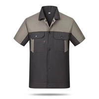 (Вверху) Хлопковые короткие рукава на сером и хаки