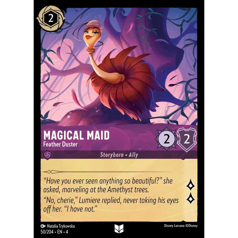 Magic Maid - Feather Duster English Lorcana Disney Lorcana