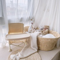 Baby dining chair multifunctional portable folding dining chair baby learning sitting chair customized ins home outdoor picnic photo