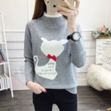 Демисезонный утепленный свитер, трикотажная куртка для школьников, высокий воротник, 12-15 лет, подходит для подростков