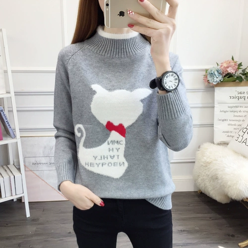 Демисезонный утепленный свитер, трикотажная куртка для школьников, высокий воротник, 12-15 лет, подходит для подростков