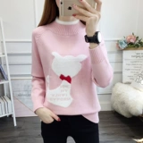 Демисезонный утепленный свитер, трикотажная куртка для школьников, высокий воротник, 12-15 лет, подходит для подростков