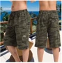 Đàn ông trung niên ngụy trang quần cắt cạp quần short trung niên chất béo quần rộng bãi biển giản dị cộng với phân bón để tăng quần quần giữ nhiệt nam
