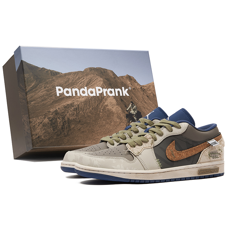 Panda Prank Nike Air Jordan 1 Pioneer Knight Wear-Resistant Low-Top Retro Basketball Shoes Panda Prank Nike Air Jordan 1 Pioneer Knight Wear-Resistant Low-Top Retro Basketball Shoes