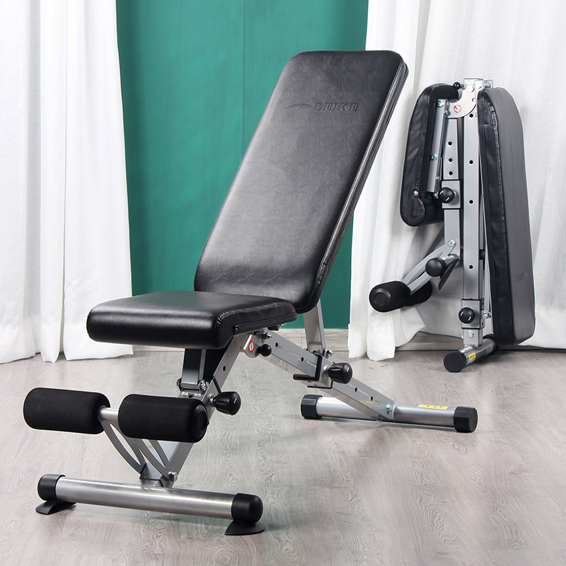 Lake function multi dumbbell stool Folding bench press stool Fitness chair Sit-up auxiliary artifact Fitness equipment Home