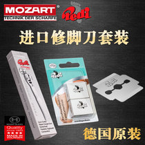  German imported foot planer safety pedicure handle exfoliating foot scraper calluses universal stainless steel blade