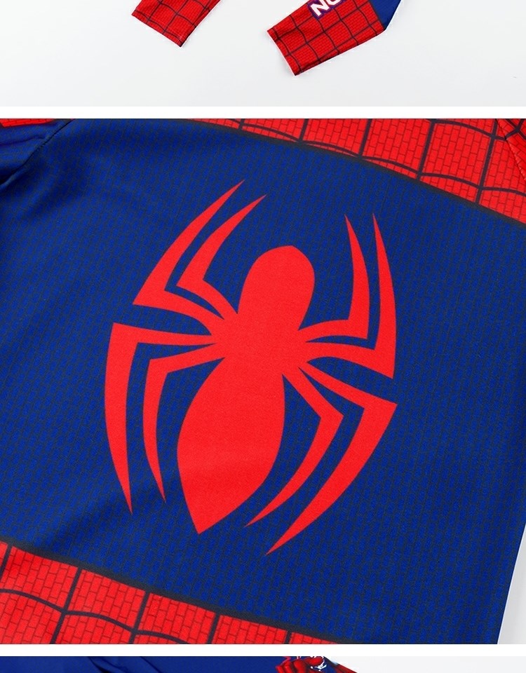 Đồ bơi cho trẻ em Spa Spider-Man Bé trai dài tay Chia tay Kem chống nắng Quần khô nhanh Đồ bơi Big Boy - Bộ đồ bơi của Kid đồ bơi h&m cho bé gái