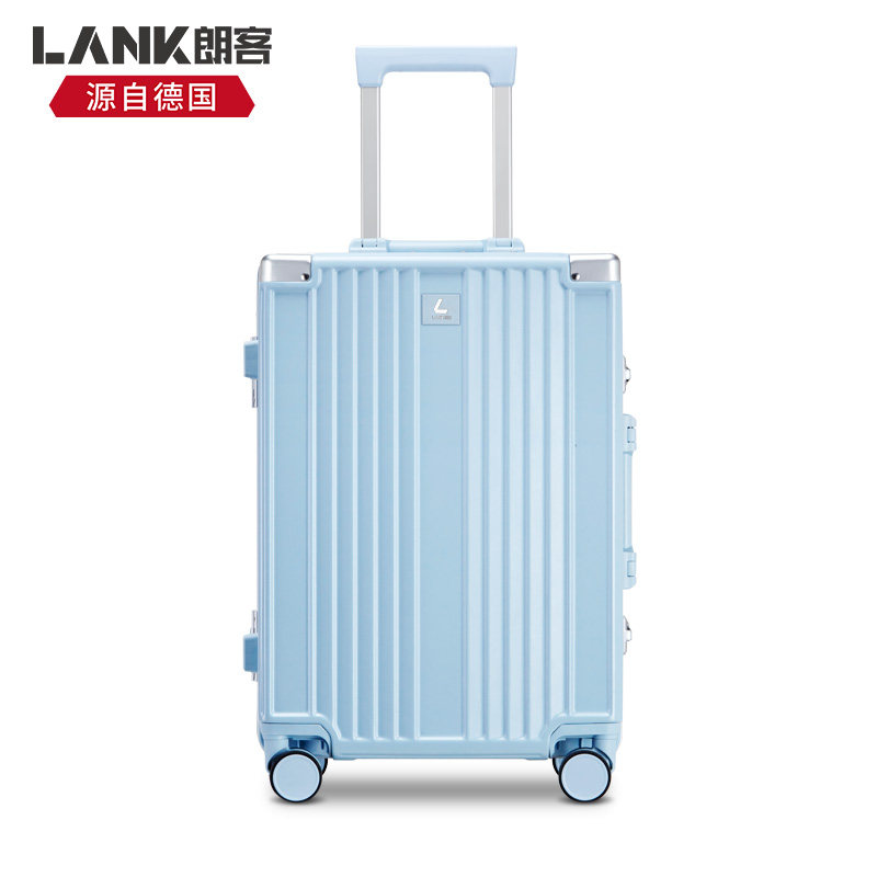 German Ranger Suitcase 20 Inch Case Aluminum Frame Section Woman Little Sturdy Universal Wheels Travel 24 Men's Case Rover