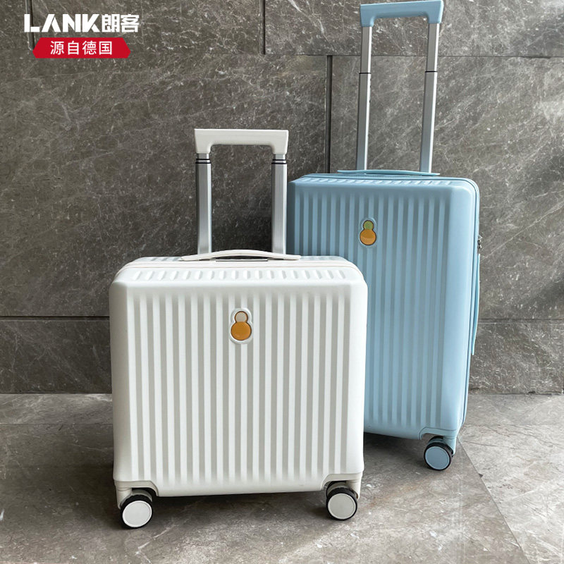 German Ranger Pull Rod Suitcase Woman Small 18 Inch Mute Universal Wheel Password Travel Leather Case 20 inch Den case