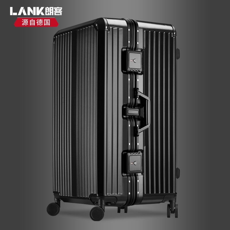 German Langke aluminum frame 32 inch luggage women's large capacity oversized suitcase universal wheel code leather case trolley case